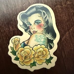 🎀10 for $10🎀 New Vinyl Sticker Pin Up Girl Tattoo Sailor Flapper Mermaid…